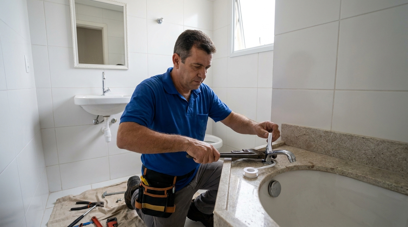 Instalação de torneira de cozinha em Porto Alegre‑RS